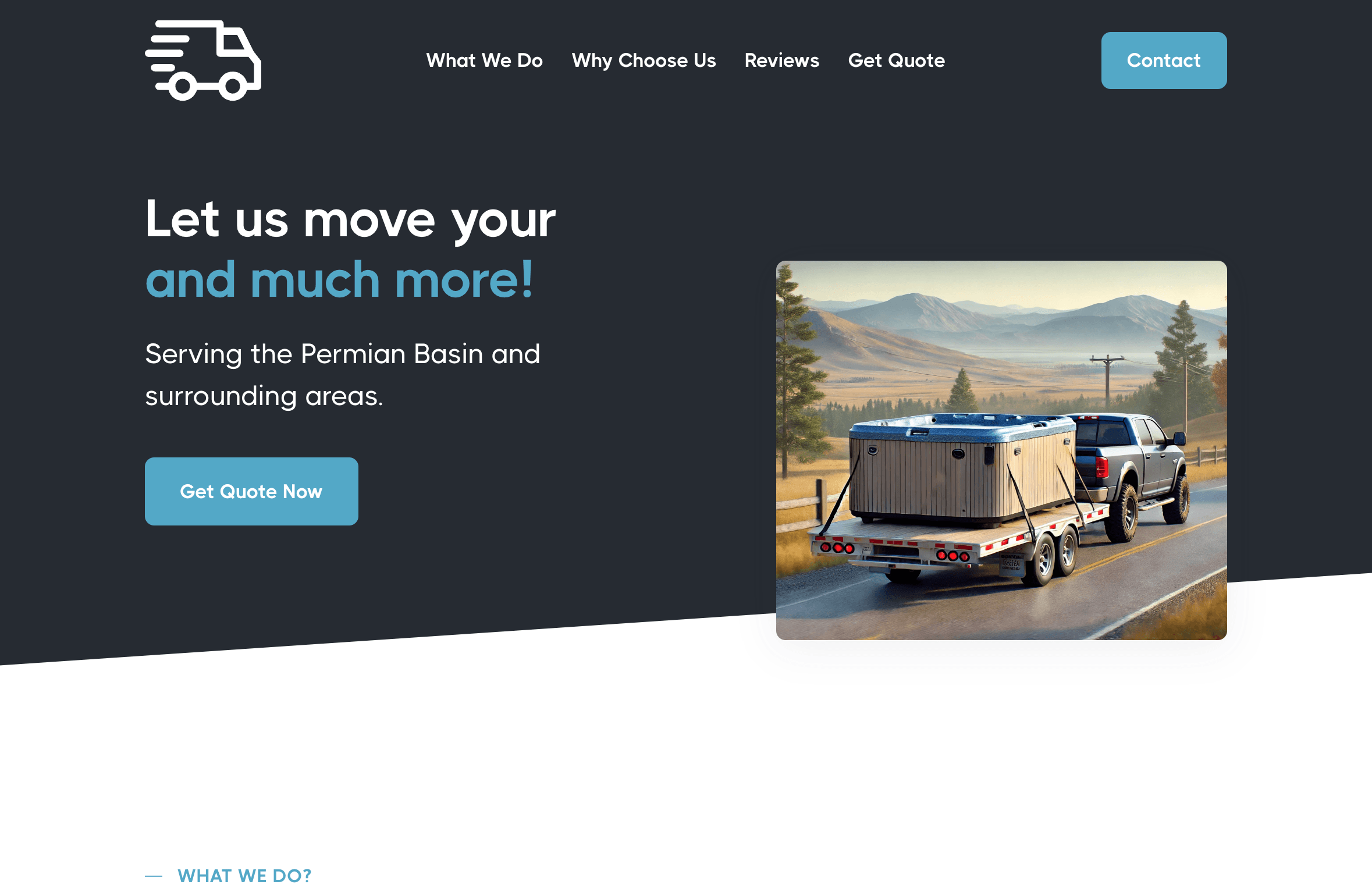 Hanson Moving Services project